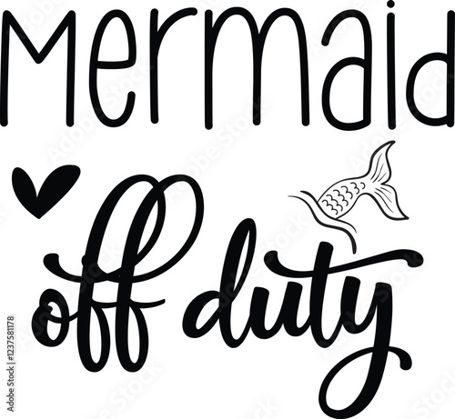 Mermaid Off Duty