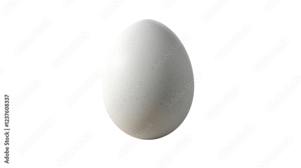 Single white egg floating on transparent background Single white egg floating on transparent background