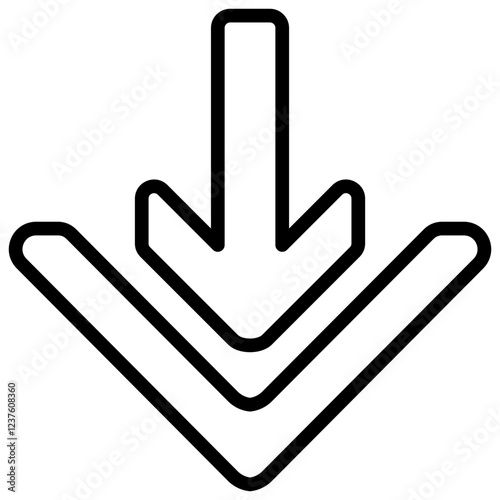 Arrow Outline Icon 