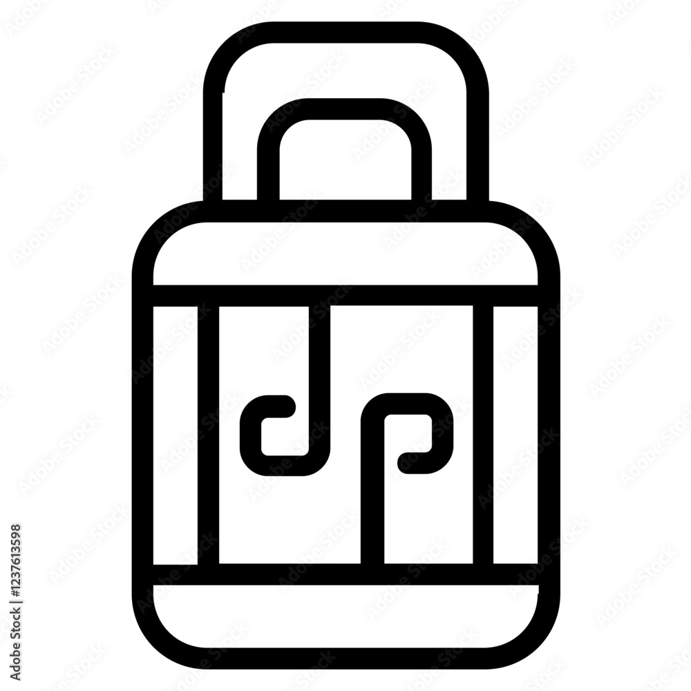 Angpao Line Icon Angpao Line Icon