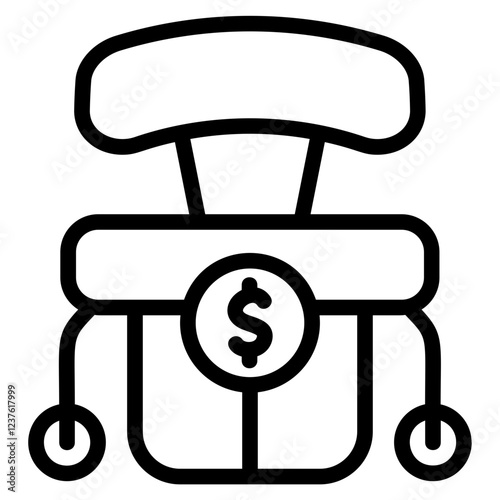 Donation Line Icon