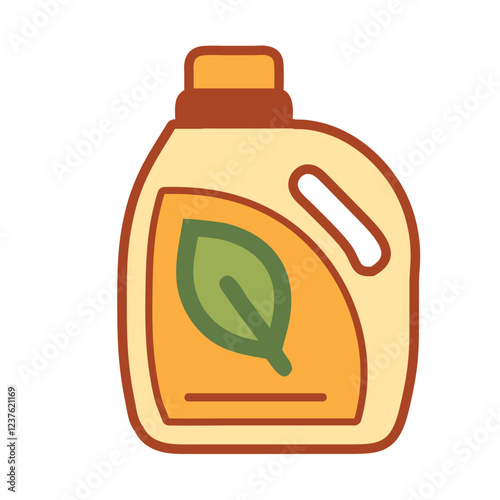 Natural Biodegradable Laundry Detergent Icon