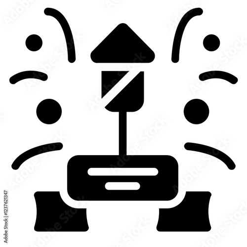 Fireworks Solid Icon