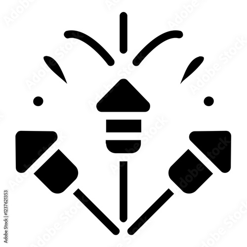 Fireworks Solid Icon