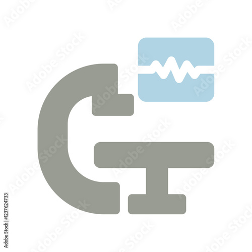 catheterization laboratory flat icon illustration photo