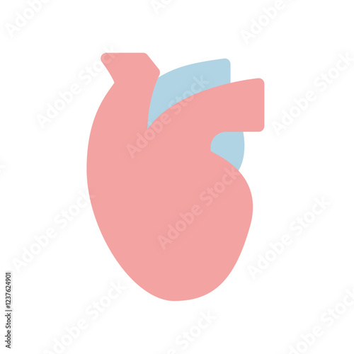 hearth human flat icon illustration