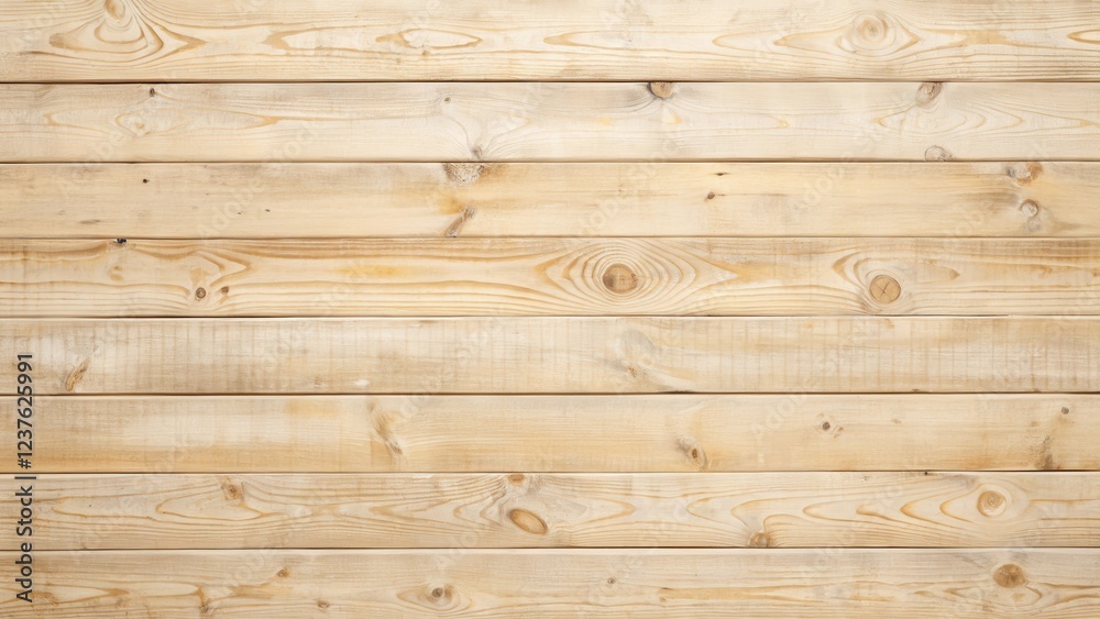 Naklejka premium Distressed light wood shiplap background with a warm beige tone and subtle texture, neutral, distressed, neutral, distressed