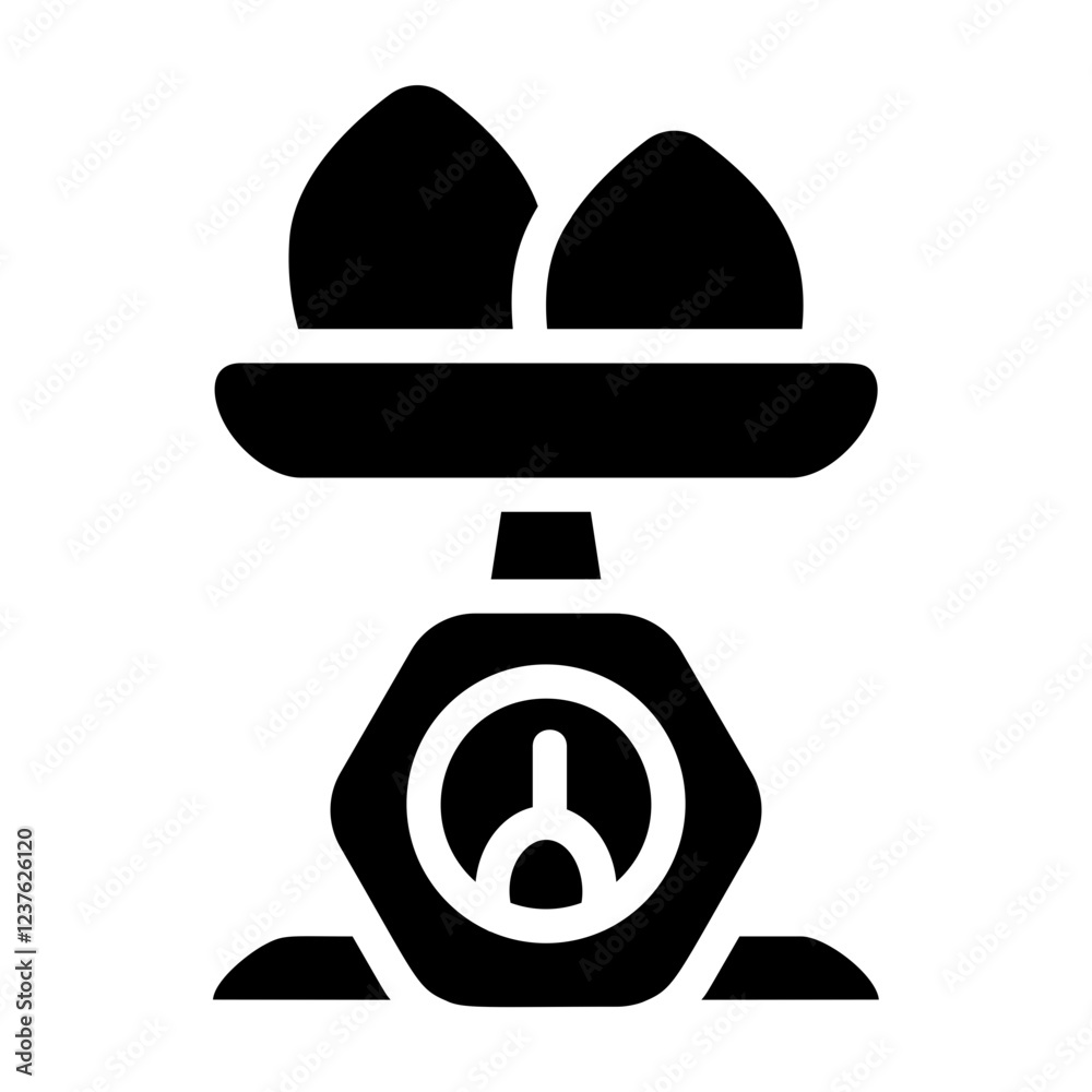 Fototapeta premium Measure Solid Icon