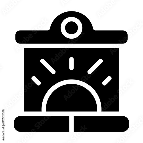 Morning Solid Icon