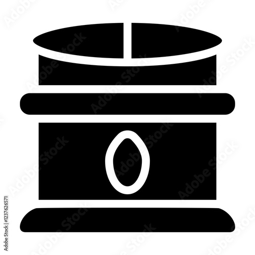 Oil Barrel Solid Icon