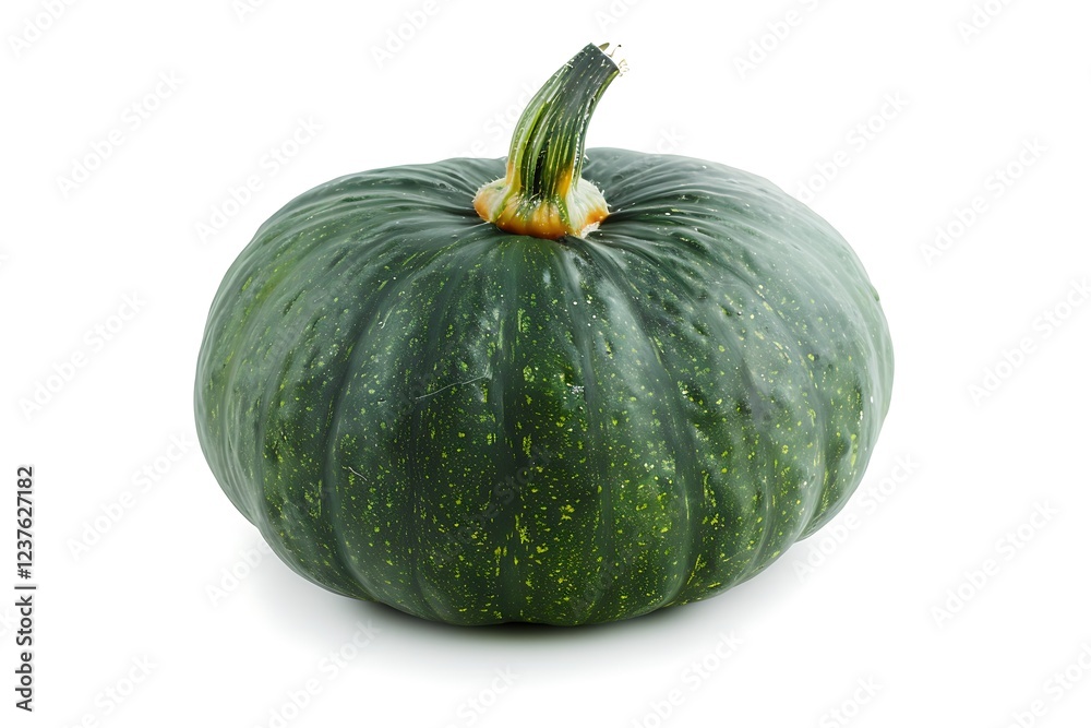 Green pumpkin isolated on white background Green pumpkin isolated on white background