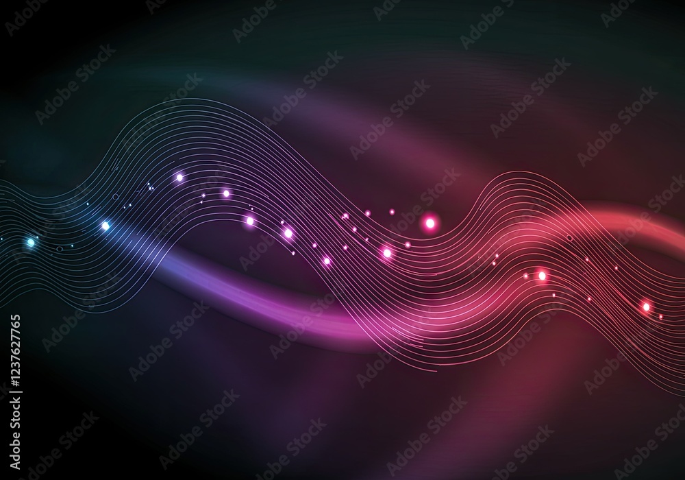 abstract flowing neon wave background abstract flowing neon wave background