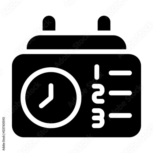 Stopwatch Solid Icon