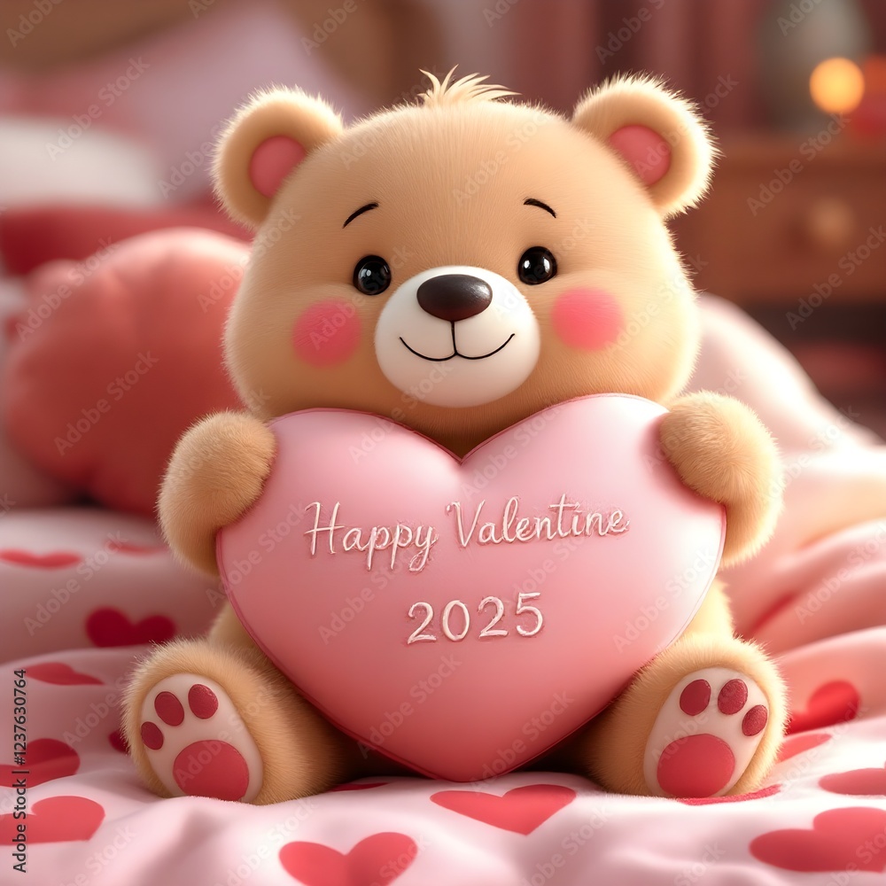 Sweet Valentine Teddy Bear with Pink Heart: A Classic Gift of Love for 2025 Sweet Valentine Teddy Bear with Pink Heart: A Classic Gift of Love for 2025
