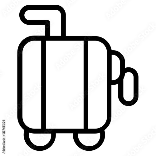 Suitcase Line Icon