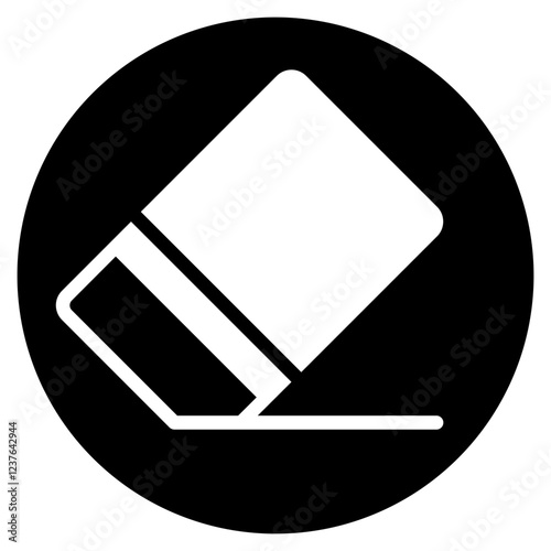 eraser glyph icon
