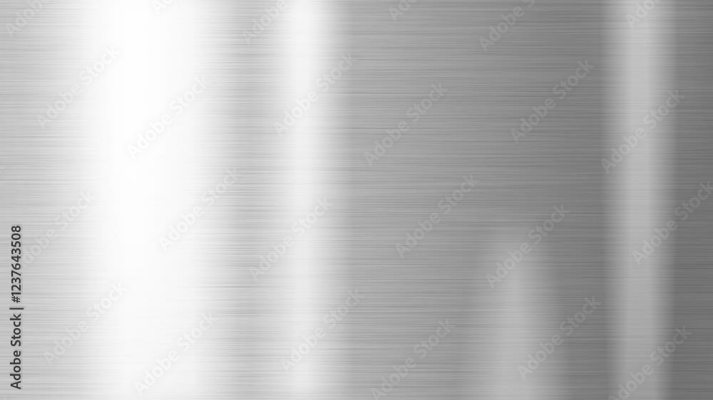Silver metal texture background with light effect Video 4k