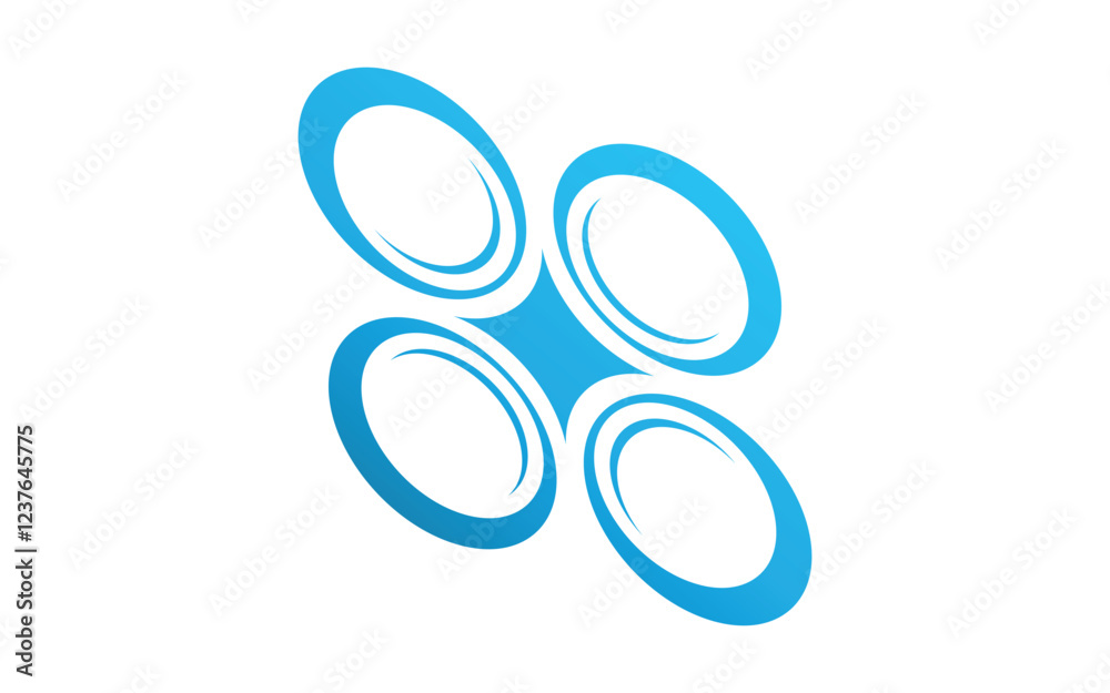 Drone Technology vector icon design illustration template Drone Technology vector icon design illustration template