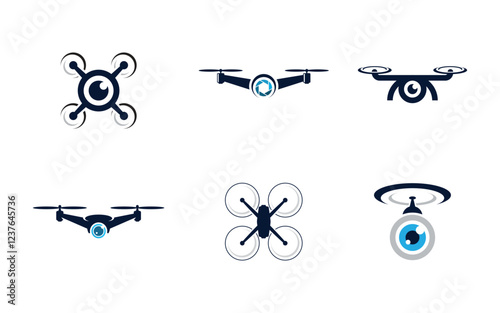 Drone Technology vector icon design illustration template
