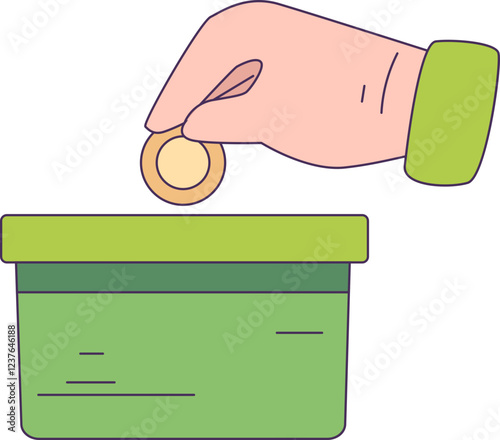 Charity object illustration photo
