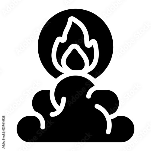 Burnout Solid Icon