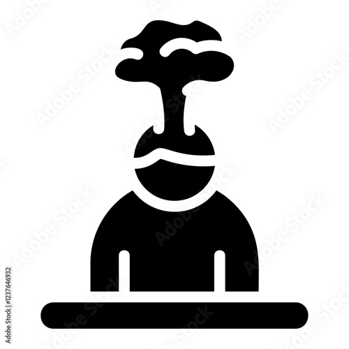 Burnout Solid Icon