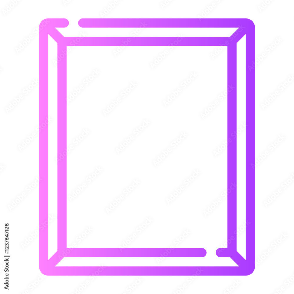 frame gradient icon frame gradient icon
