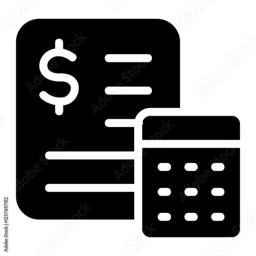 Calculation Solid Icon