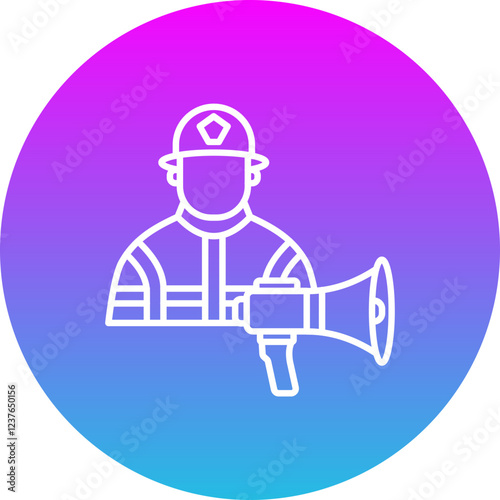 Emergency announcement Icon