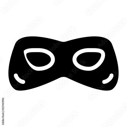 Eye mask Solid Icon