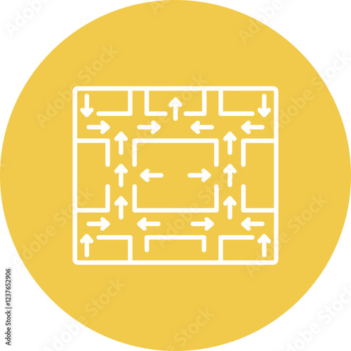 Evacuation Plan Icon