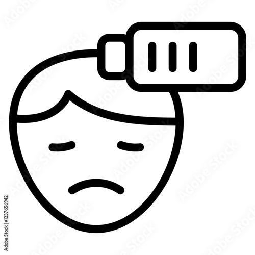 Low energy Line Icon