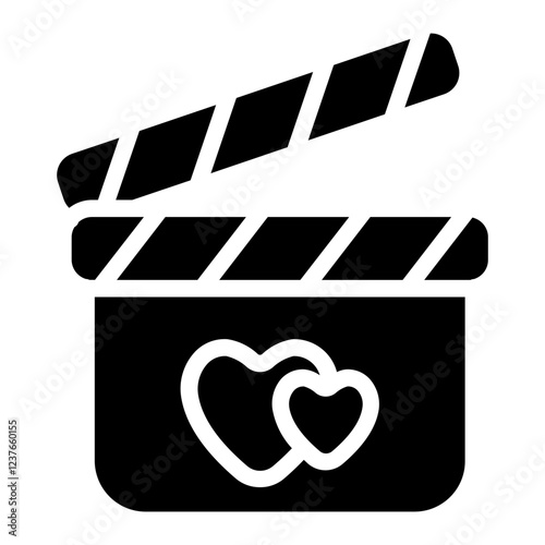 Movie date Solid Icon