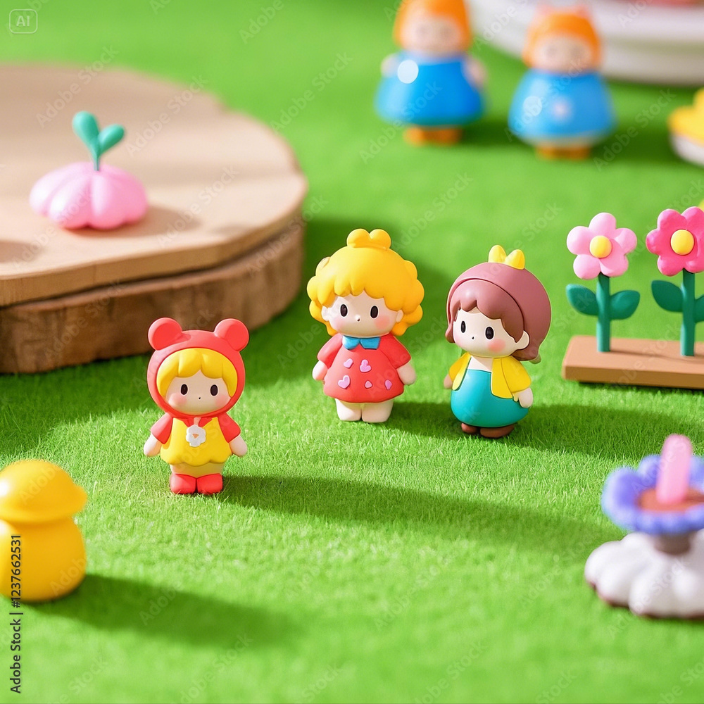 Obraz premium easter mini creatures