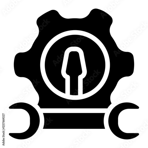 Service center Solid Icon