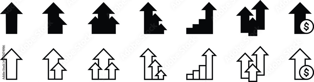 Increase icon in flat Line set. isolated on transparent background Contains such as Arrow Chart Diagram, Finance and Economy Graph Growth Stock Market Data Traffic vector for apps or web Increase icon in flat Line set. isolated on transparent background Contains such as Arrow Chart Diagram, Finance and Economy Graph Growth Stock Market Data Traffic vector for apps or web
