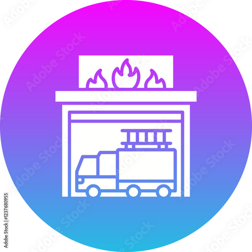 Firefighter Garage Icon