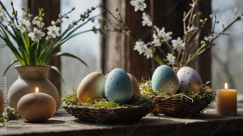 Obraz premium easter still life