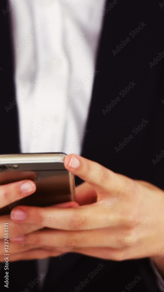 Businesswoman using mobile phone Businesswoman using mobile phone