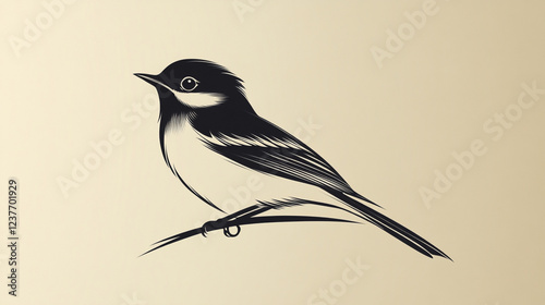 vireo bird logo, simple and beauty, asymmetrical, Black lines on white background --ar 16:9 --stylize 750 --v 6.1 Job ID: eb2176f7-5245-48a0-bbe3-f9b0f2f5370c