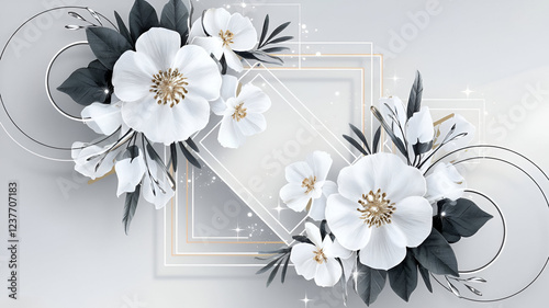 floral decoration background wall wallpaper 
