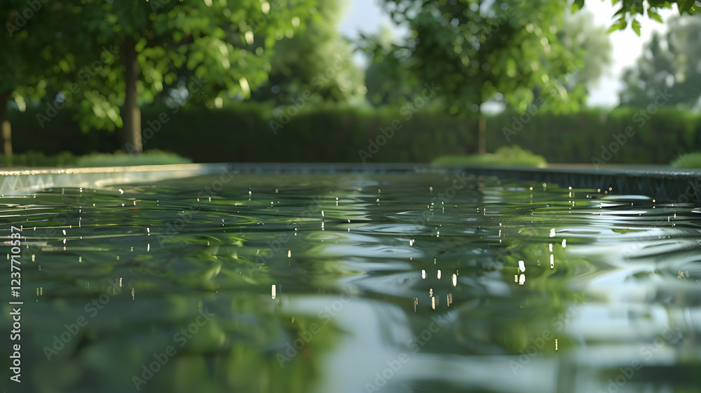 Fototapeta premium Reflecting Pool Realistic