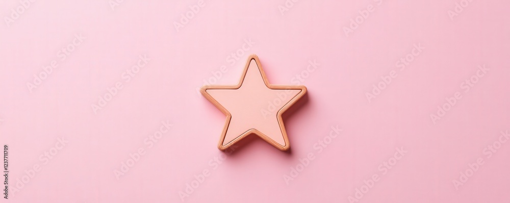 feedback survey response for statistics concept. Pink star-shaped cookie on a soft pink background. feedback survey response for statistics concept. Pink star-shaped cookie on a soft pink background.