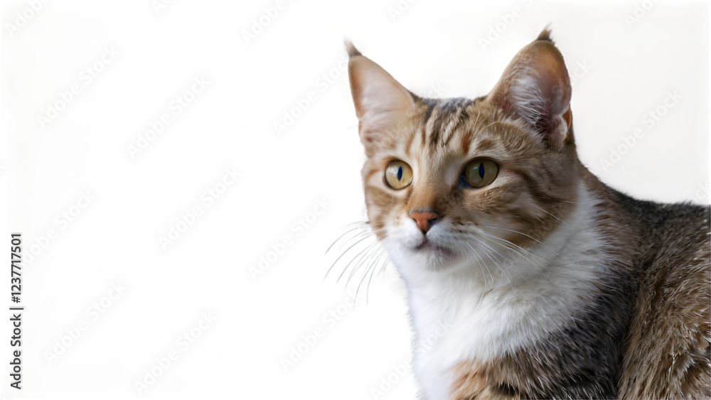 Realistic Cat PNG Image, AI Generated Realistic Cat PNG Image, AI Generated