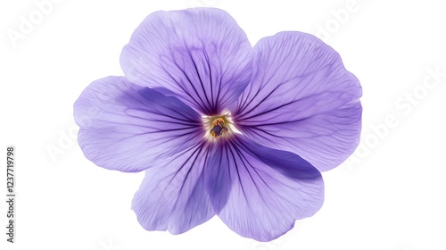 A Single Purple Lavender Flower in Bloom – Elegant and Serene Floral Beauty