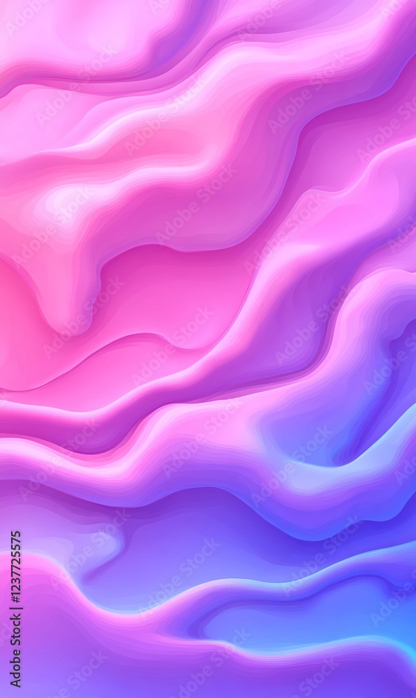 Fototapeta premium Abstract Pink Purple Blue Wave Background Texture