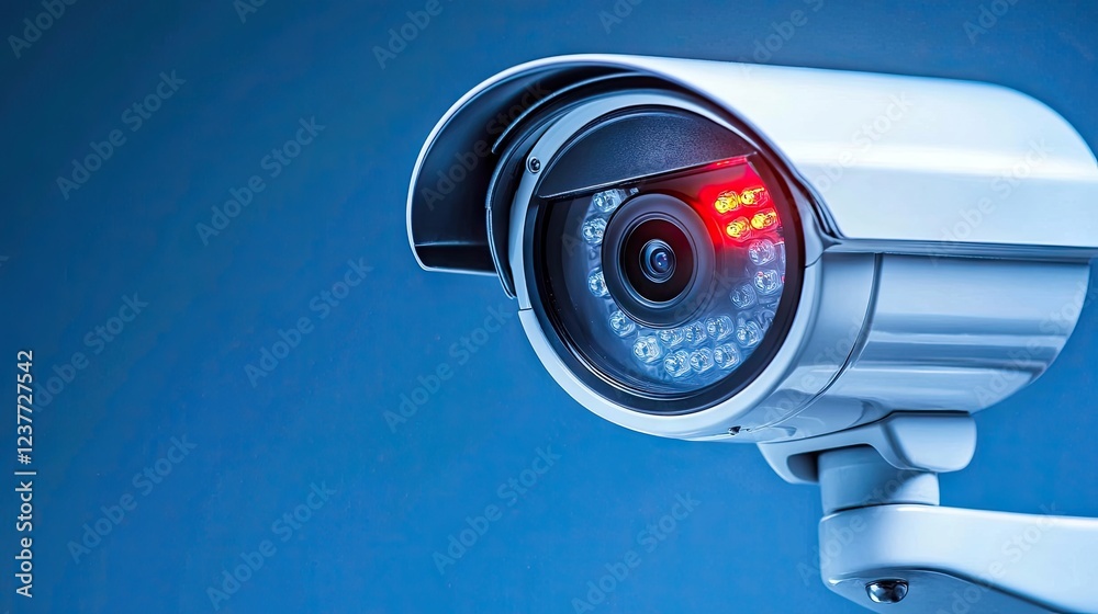 A security camera monitoring a retail store, symbolizing consumer safety A security camera monitoring a retail store, symbolizing consumer safety