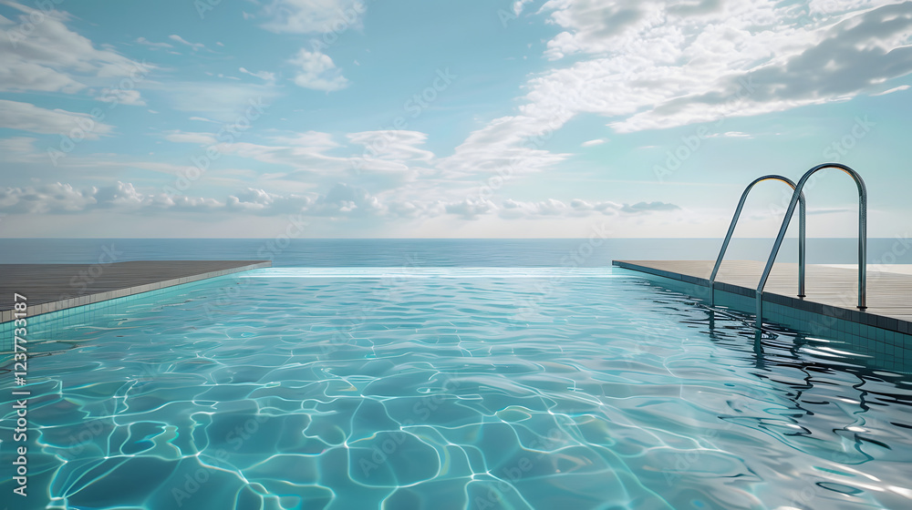 Obraz premium Saltwater Pool realistic