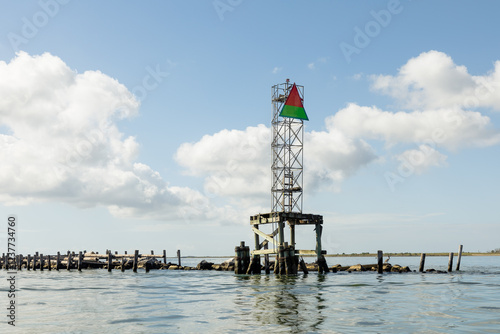 The End of the Mississippi River, Head of Passes, Plaquemines Parish, Louisiana, USA  photo