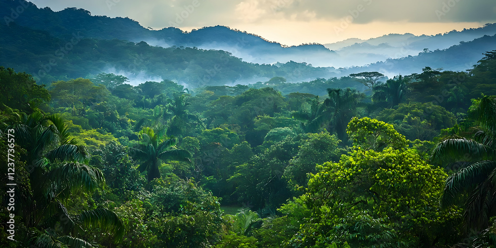 Fototapeta premium mountain landscape in the morning